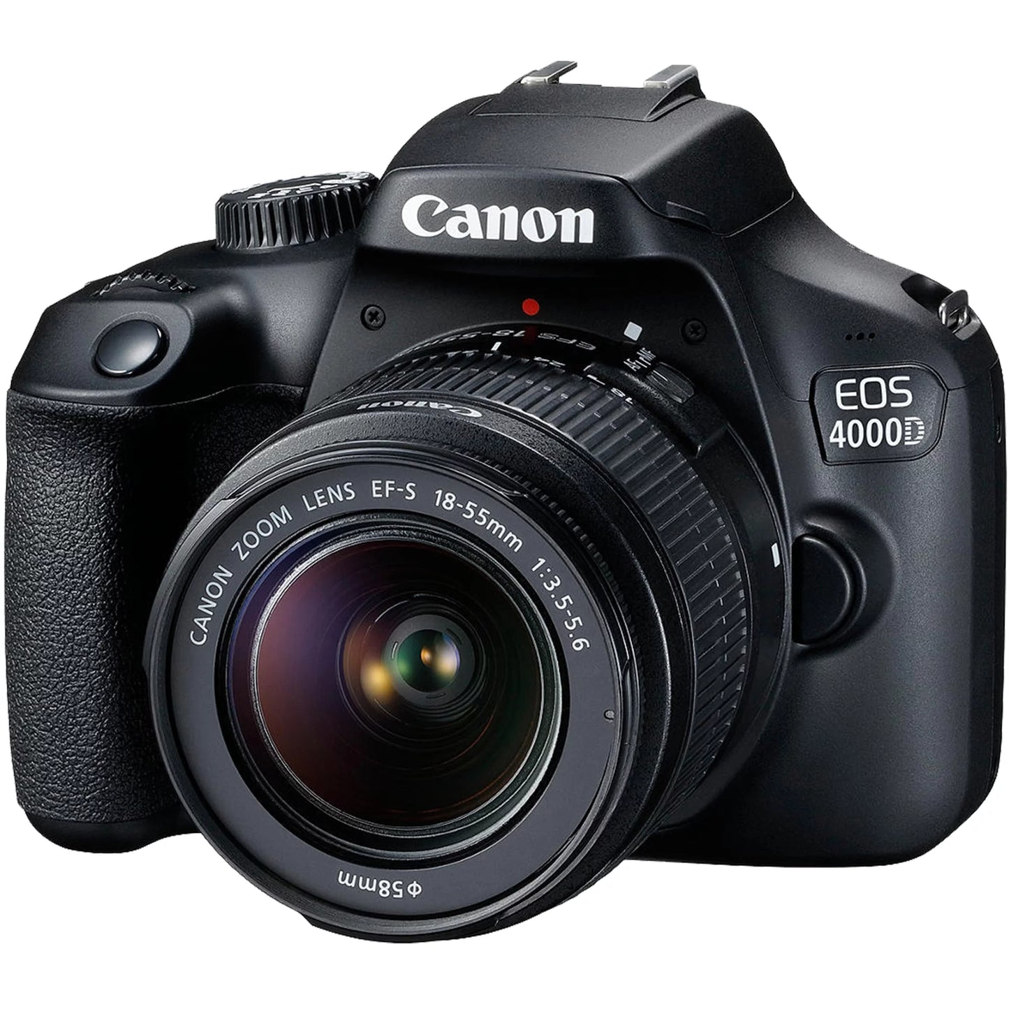 Canon EOS 4000D / Rebel T100 DSLR Camera + EF-S 18-55Mm Lens + Sandisk 64GB Memory Card + Bundle (International Model)